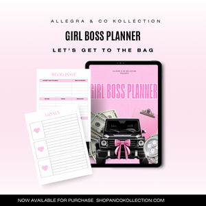 Girl Boss Planner