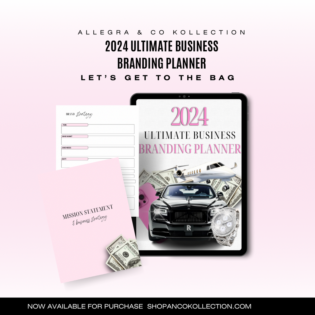 2024 Ultimate Business Branding Planner