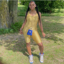 Load image into Gallery viewer, Gia Gold Romper
